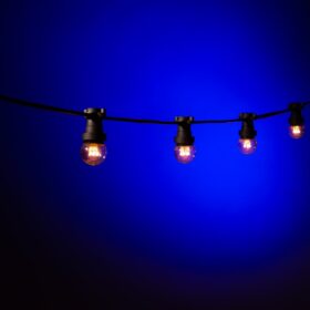 feestverlichting buiten